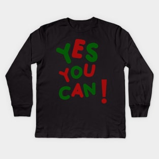 yes you can! Kids Long Sleeve T-Shirt